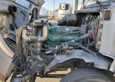 this image shows mobile truck engine repair in Wichita, KS